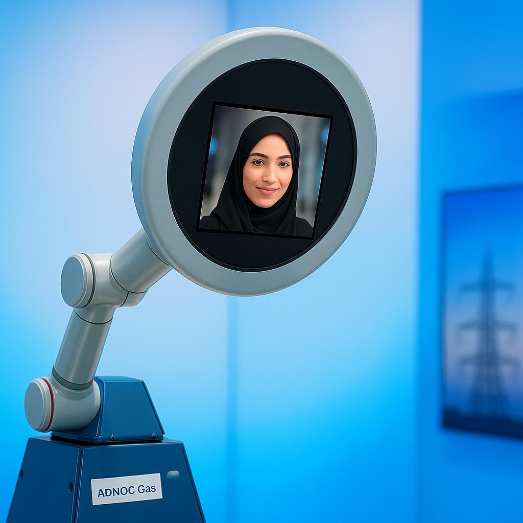 Glambot photo booth setup with professional lighting and robotic camera at a luxury event